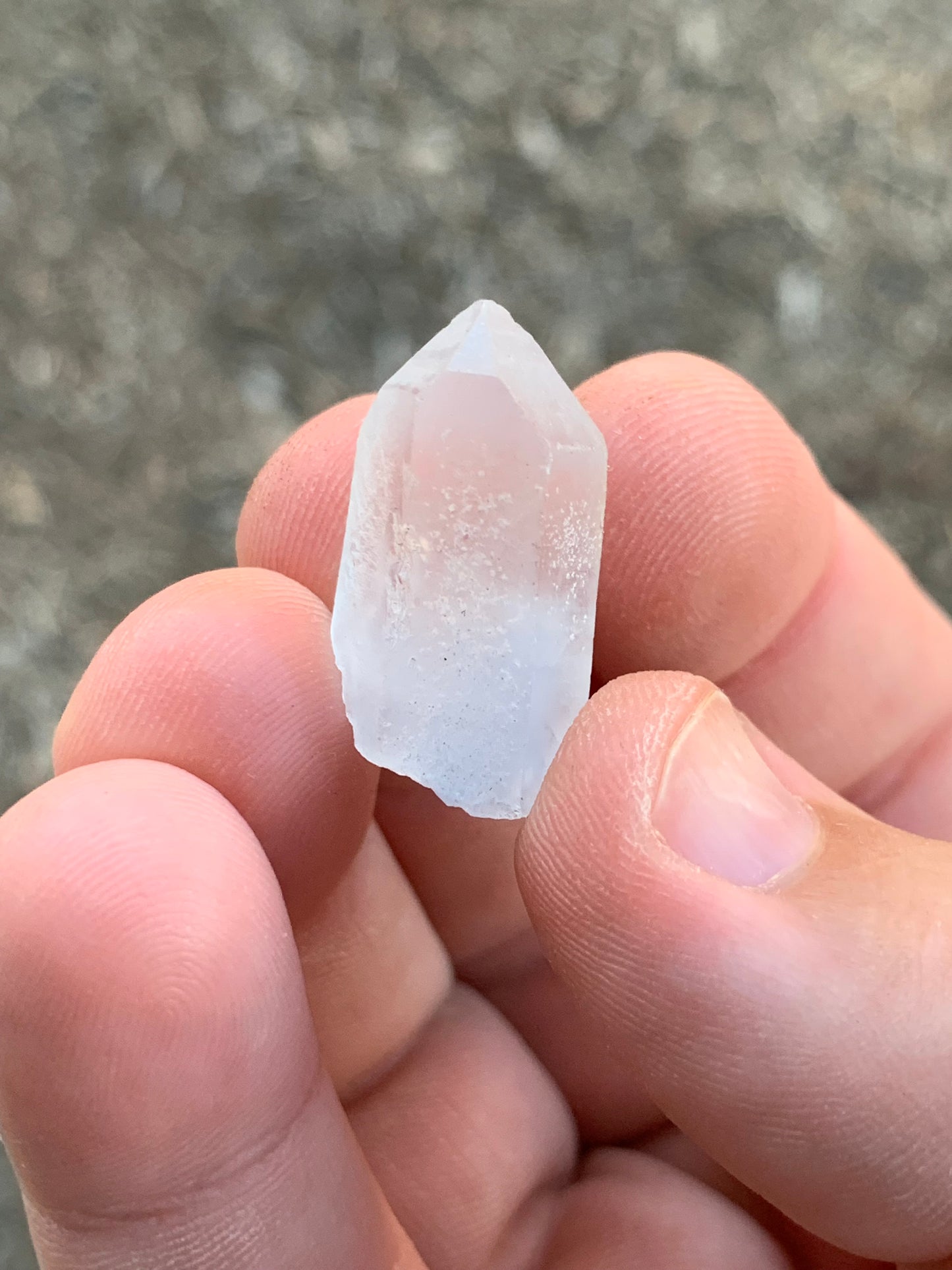 Dumortierite and Quartz Crystal Bahia Brazil Mineral Specimen