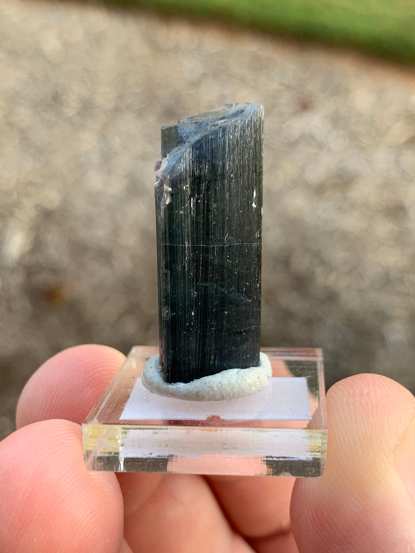 Azul Bien Pocket Brazillian Tourmaline Mineral Specimen