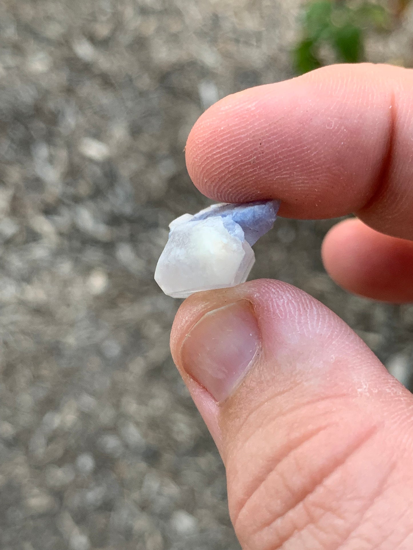 Dumortierite and Quartz Crystal Bahia Brazil Mineral Specimen