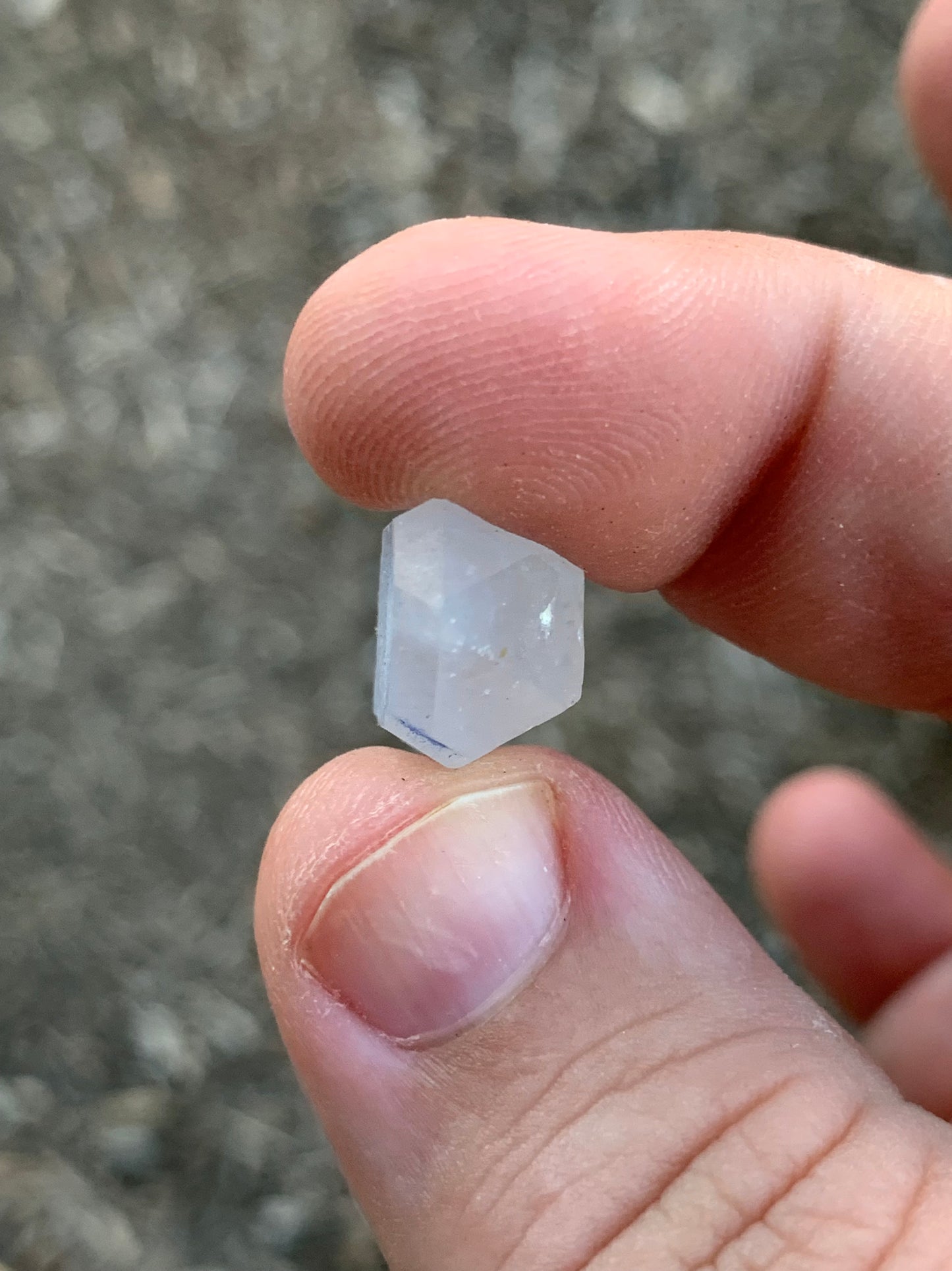 Dumortierite and Quartz Crystal Bahia Brazil Mineral Specimen