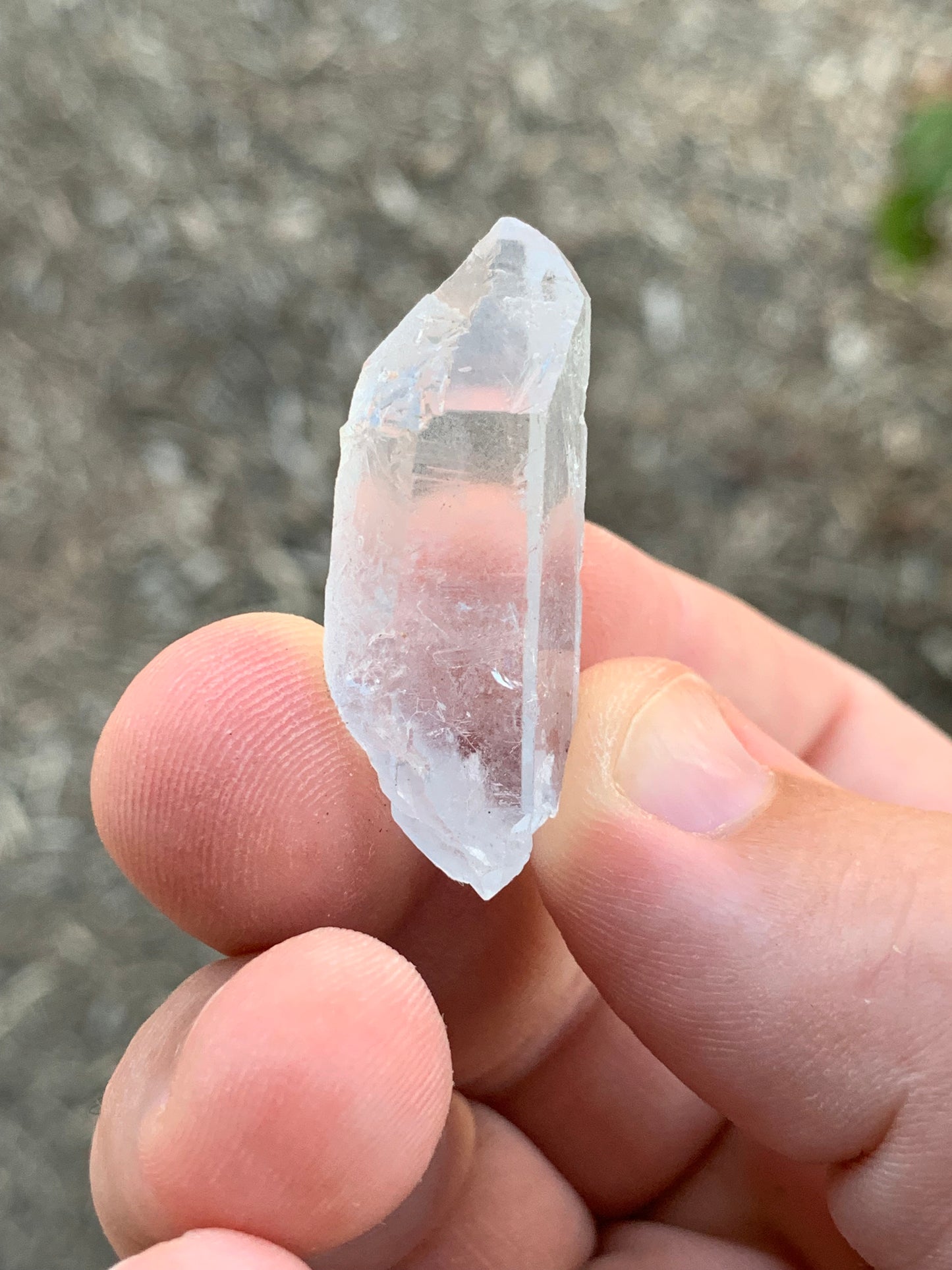 Dumortierite and Quartz Crystal Bahia Brazil Mineral Specimen