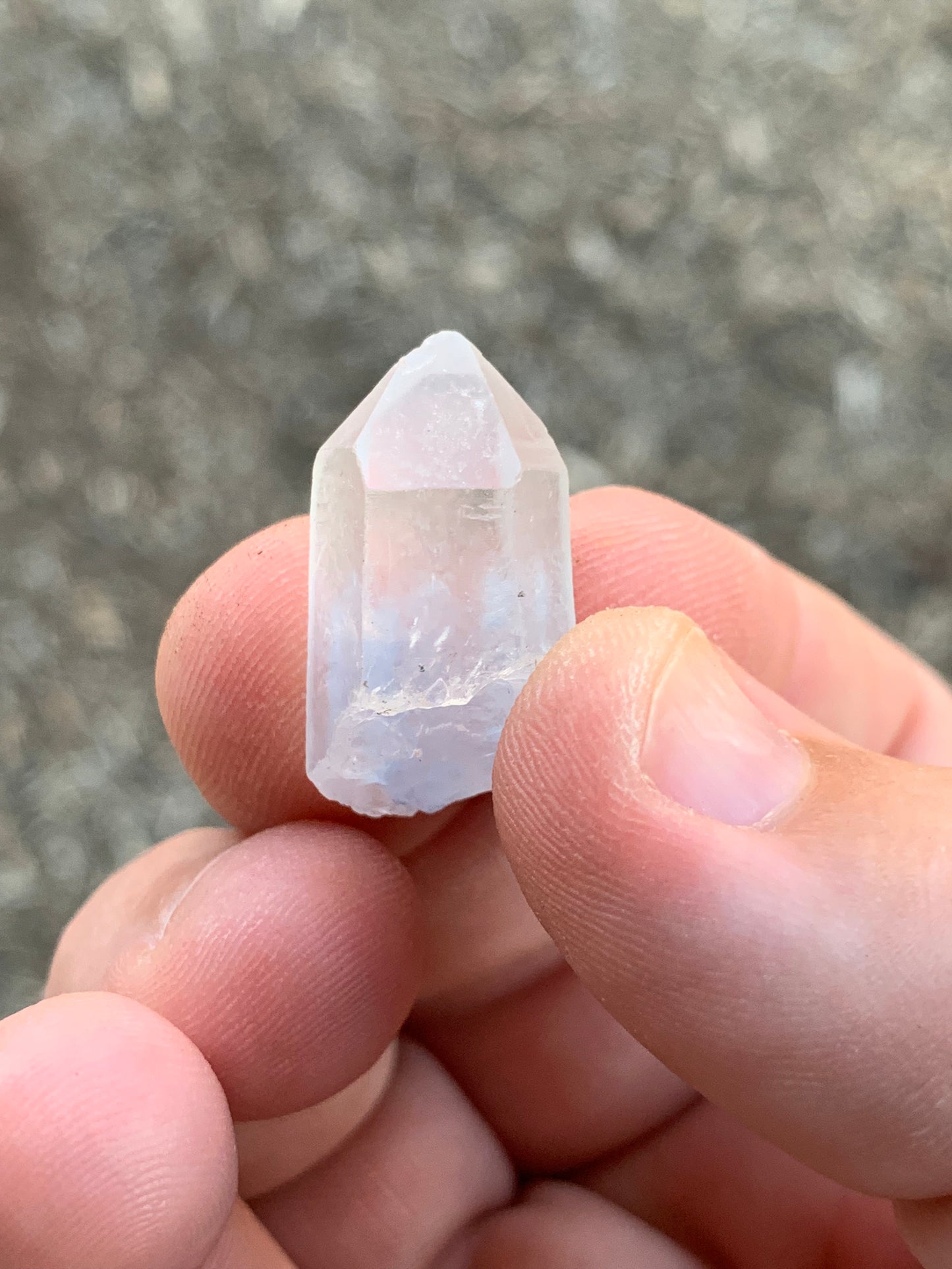 Dumortierite and Quartz Crystal Bahia Brazil Mineral Specimen