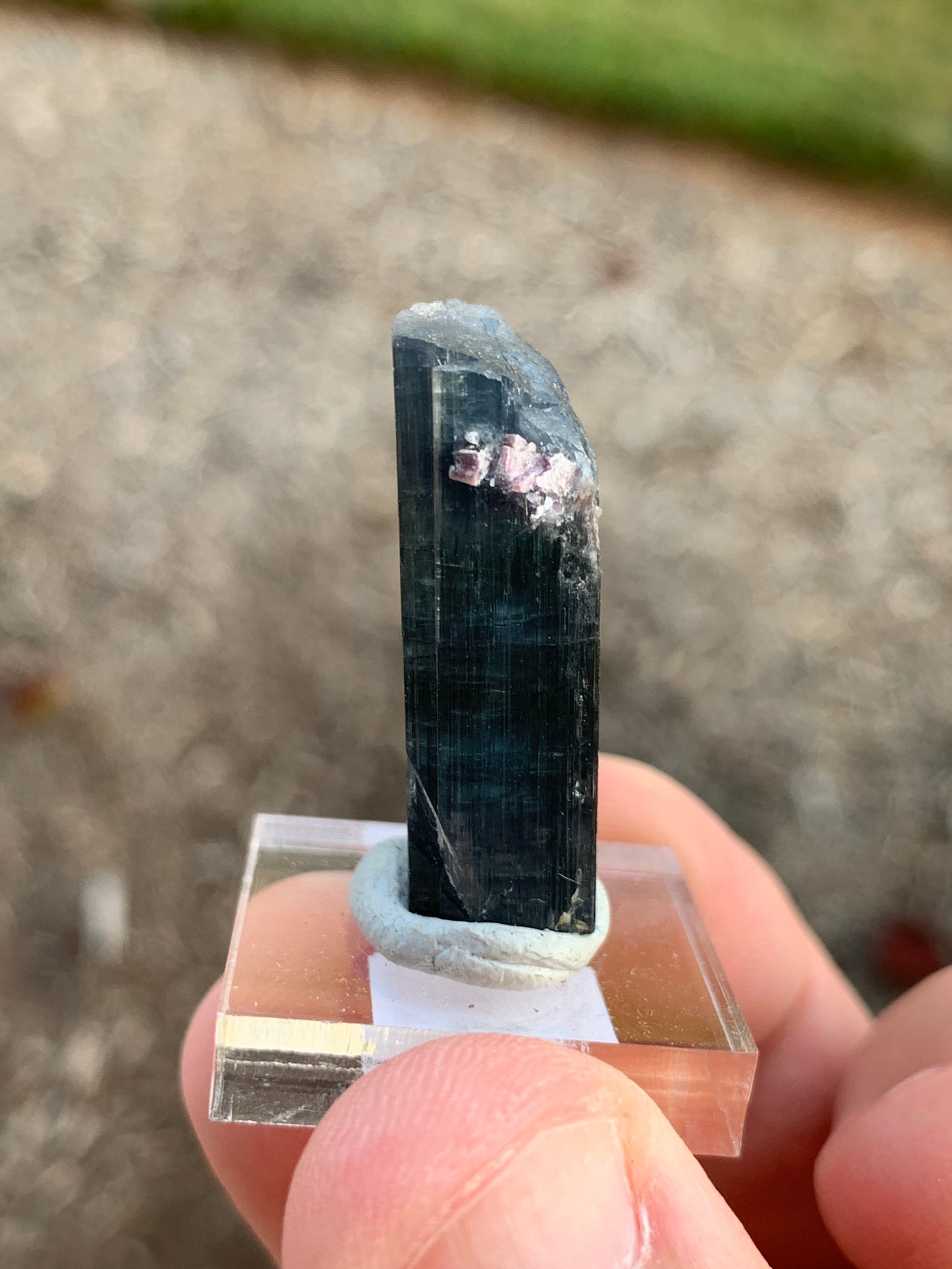 Azul Bien Pocket Brazillian Tourmaline Mineral Specimen