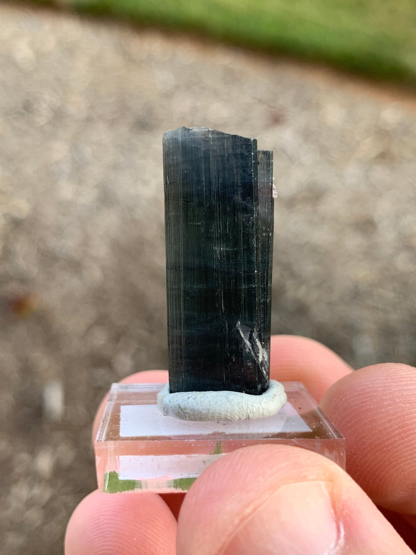 Azul Bien Pocket Brazillian Tourmaline Mineral Specimen